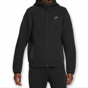 Nike Tech Fleece Full-Zip Windrunner Hoodie Black Men's Small